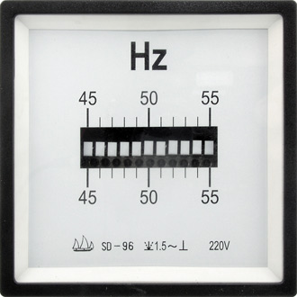 ЧМ 45-55Гц 220В reed (96х96)