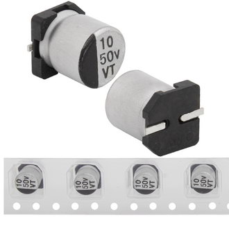 10 uF 50 V 105C 5*5.4 VT