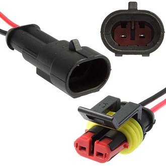 SuperSeal 1.5, 2PIN MF (18AWG 20cm)