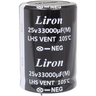 33000 UF 25V 105*C 35*50 Liron